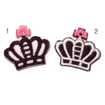 블랙&amp;화이트 왕관(와펜)