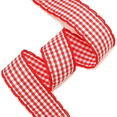 빨강기본체크(피코트)