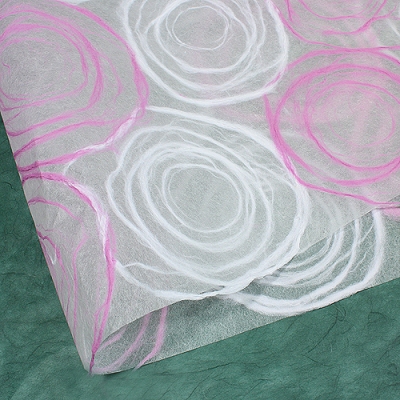 흰색보라색(장미지)