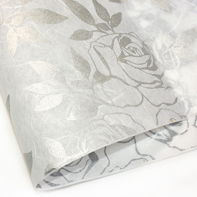 은색/펄장미무늬(무늬한지)