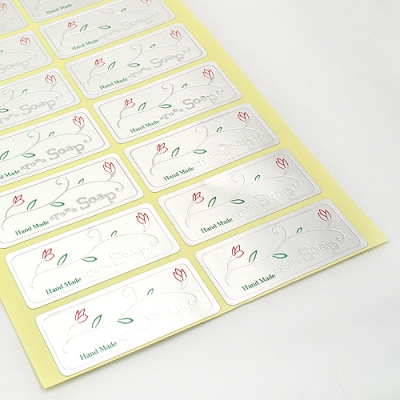 은박 사각 아로마솝(스티커)