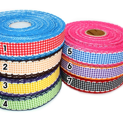 &lt;도매&gt;네모줄체크/피코트-(1롤-50마)