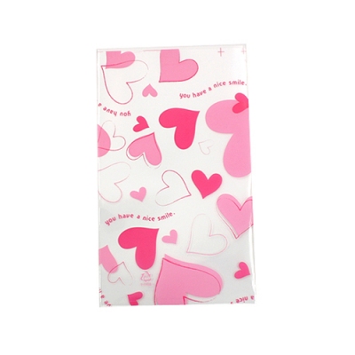 투톤핑크하트10장(OPP비닐)