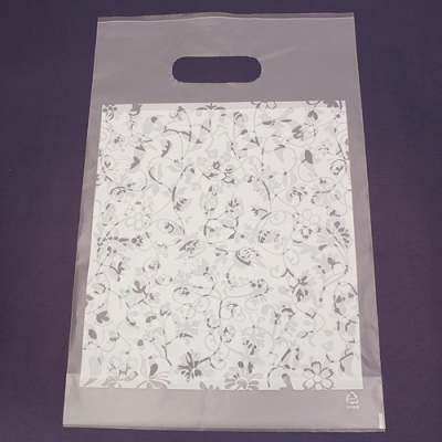 흰색/플라워 반투명(비닐봉투)