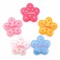 쿠키별 꽃모양 PL장식(한개)B1-6