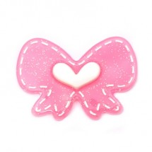 연핑/하트포인트 스티치리본(한개)A4-1