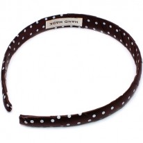 <font color=red>감는밴드(밤색/흰색 공단땡땡이)