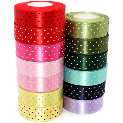 <도매>공단 미니하트 프린트(1롤-20마)