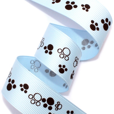 하늘/밤색 발자국(골직프린트)