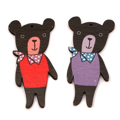 나무 까만곰(한개)