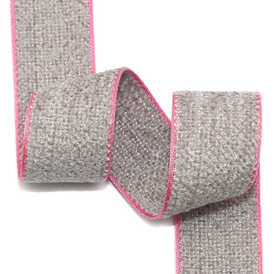 연회색/핑크 샤넬리본(자카드)-06a