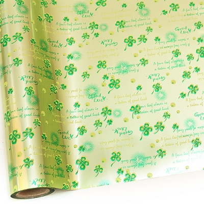 그린/네잎클로버(⅔롤증착지)