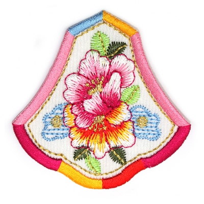 종모양 꽃(자수와펜)