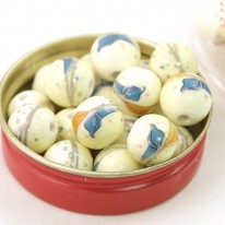 백합꽃 세라믹전사(원석)-10개