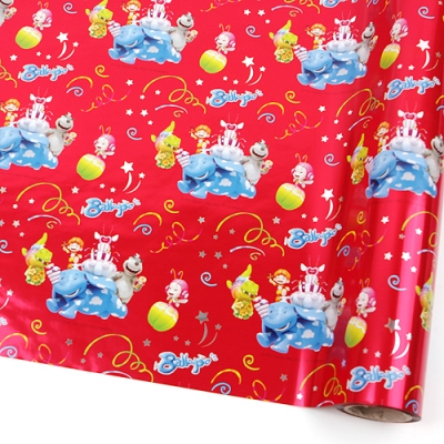 빨강/풍선코끼리 발루뽀(⅔롤증착지)