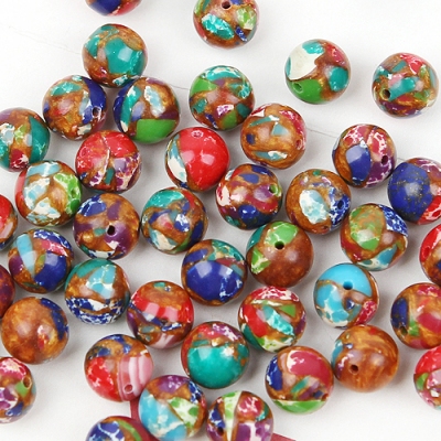 갈색/컬러지점토(원석)-10개