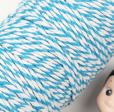 파랑/양색 트와인(꽈배기)