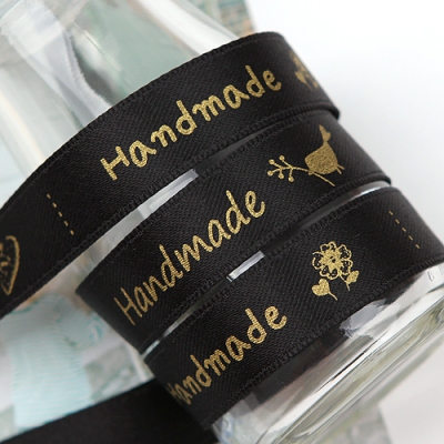 검정/클래식 핸드메이드(공단프린트)