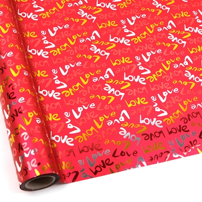 빨강/무광 러브러브(롤증착지)