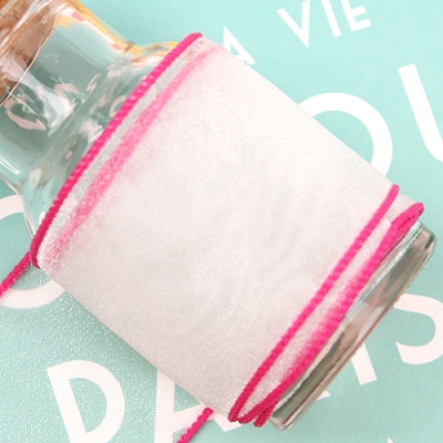 체리/크리스탈 인터로크(원단리본)