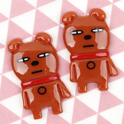 (大)갈색멍멍 전신(플라스틱장식)E4-3