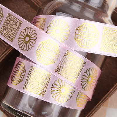 핑크/금박배씨(공단프린트)