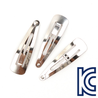 5cm삼각똑딱핀-실버-KC