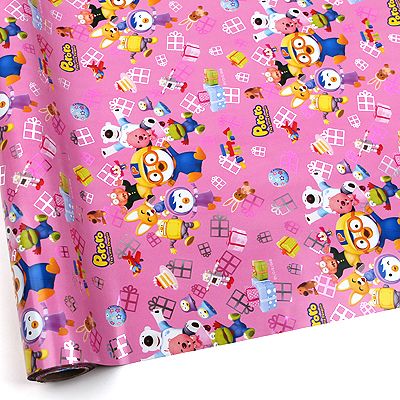 핑크/뽀로로 선물(롤증착지)