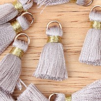 회색/금실포인트 미니타슬