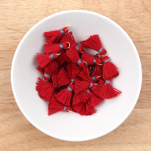 빨강색/미니실타슬