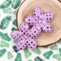 연보라색/스팽글 오겹꽃(초음파장식)