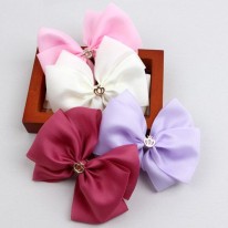 B547 매쉬오간디 빅리본 헤어핀(d.i.y 세트)