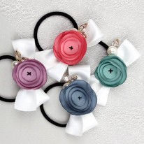 B549 프로방스 큐빅진주 머리끈(d.i.y 세트)