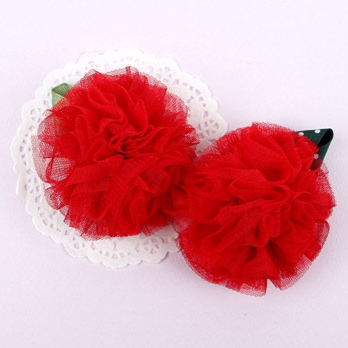 C336 망사플라워 카네이션 브로치(d.i.y 세트)