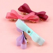 B306 매쉬오간디 미니왕관 헤어핀_한쌍(d.i.y 세트)