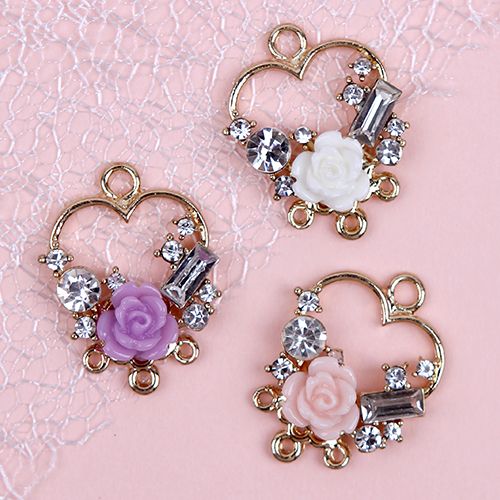 하트장미(금속장식)