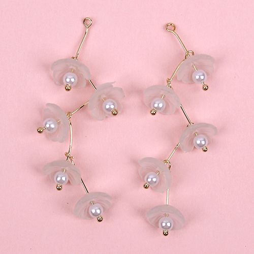 흰색/진주초롱(금속장식)