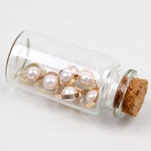 금속하트테두리 볼고리진주(금속장식)