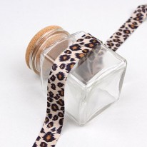 [인기상품 30%할인]아이보리색/레오파드호피(원단리본)