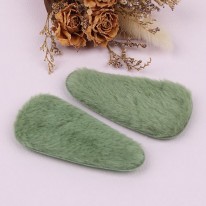 배추색/포근퍼 삼각똑딱핀커버