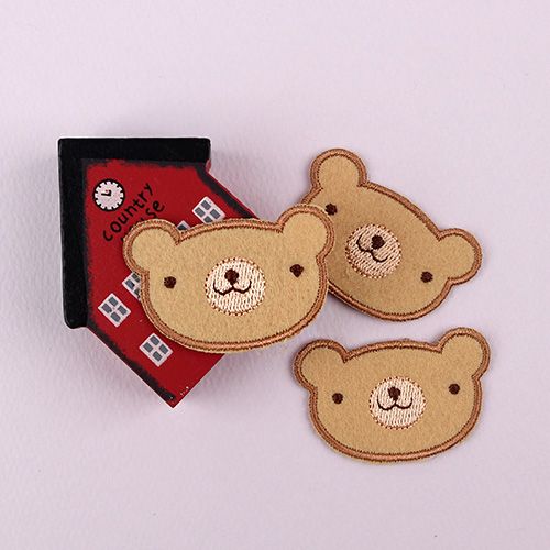 (大)/납작곰돌이(자수와펜)