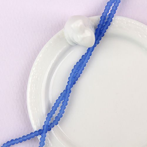 청색/2mm무광(타원크리스탈)-1줄