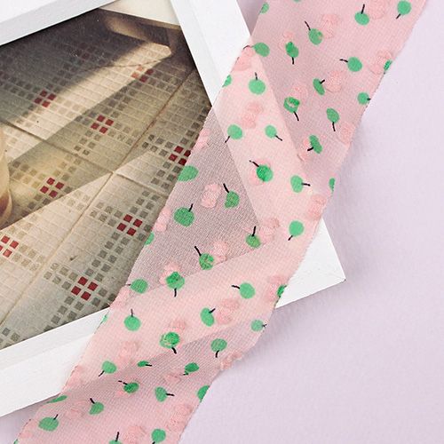 인디핑크/미니베리쉬폰(원단리본)